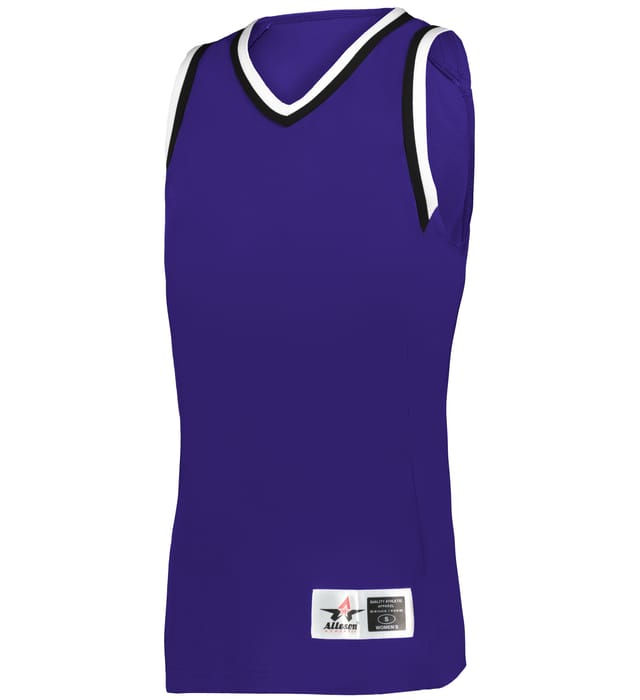 Thumbnail: Alleson Athletic A51000 Lightweight Moisture Wicking Retro Basketball Jersey