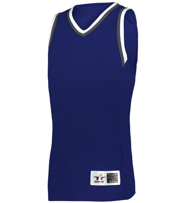 Thumbnail: Alleson Athletic A51000 Lightweight Moisture Wicking Retro Basketball Jersey