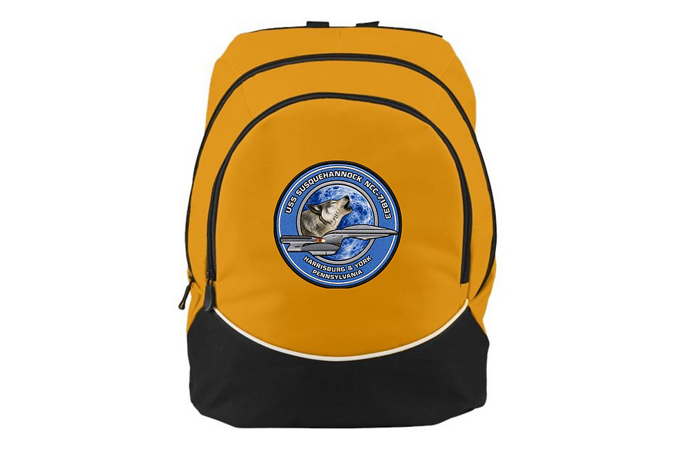 Thumbnail: USS Susquehannock Tri-Color Polyester Backpack