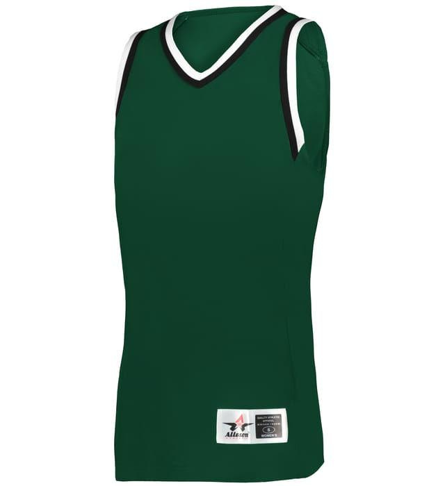 Thumbnail: Alleson Athletic A51000 Lightweight Moisture Wicking Retro Basketball Jersey