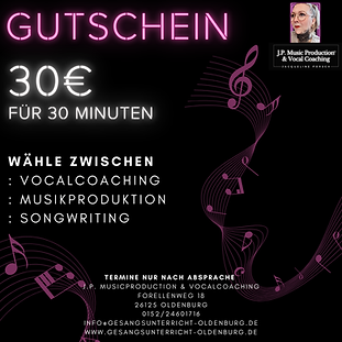 Gutschein 30 Minuten