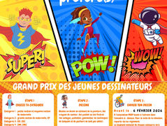 {GRAND PRIX DES JEUNES DESSINATEURS 2026 : Dessine ton/tes héros préféré(s)}