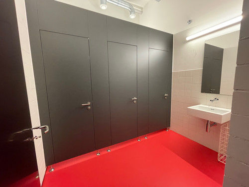 WC-Trennwand Schulhaus