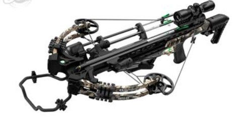 Thumbnail: CENTER POINT AMPED 425 AVEC POWER DRAW PACKAGE 425FPS / 190LBS / 4X32 SCOPE / CA