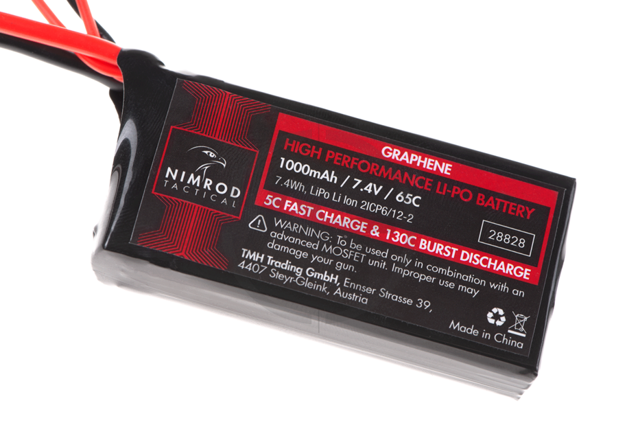 Thumbnail: Lipo 7.4V 1000mAh 65C Graphene PEQ Type