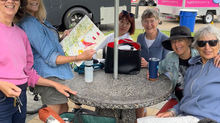 A small gathering met at Sway-a-Lana for plein air.