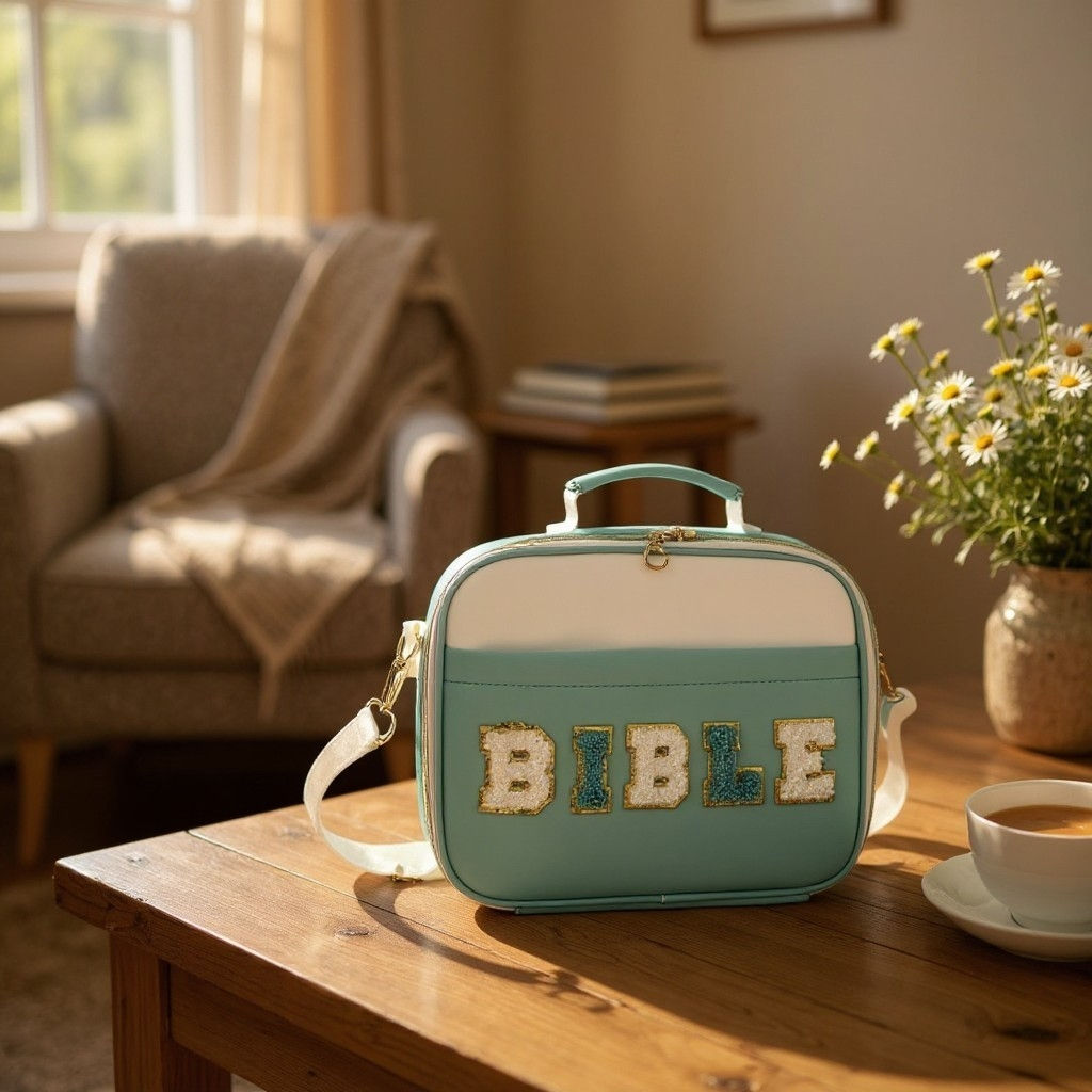 Blue Bible Bag