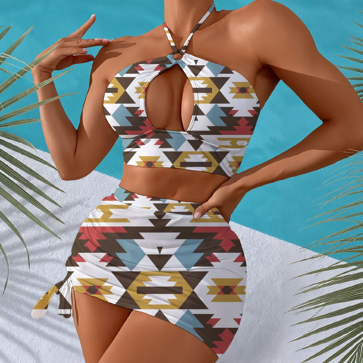 FROST |:| Halter Swim Suit Dress