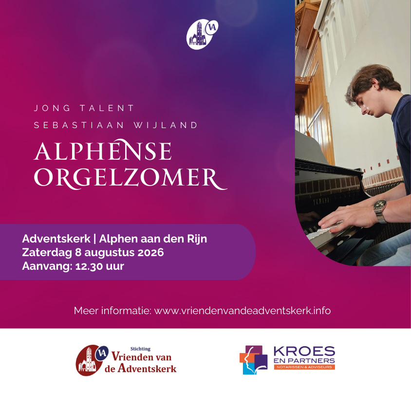 Alphense Orgelzomer met jong talent