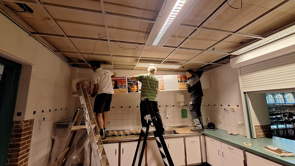 Foto: Start verbouwing Keuken Adventskerk (eigen foto)
