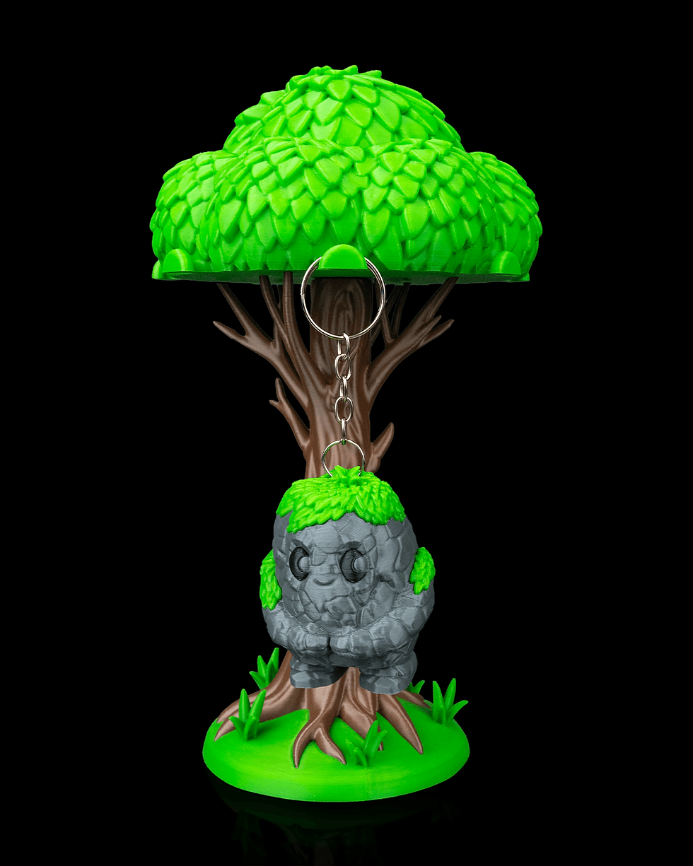 Miniatura: Pebbi Stone - Protetor da Floresta - Chaveiro