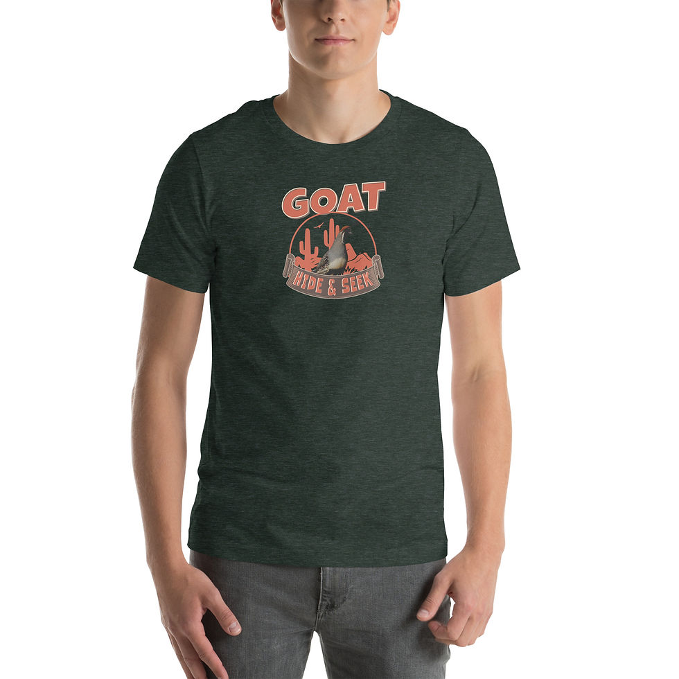 Thumbnail: GOAT_HIDE_SEEK - Unisex t-shirt
