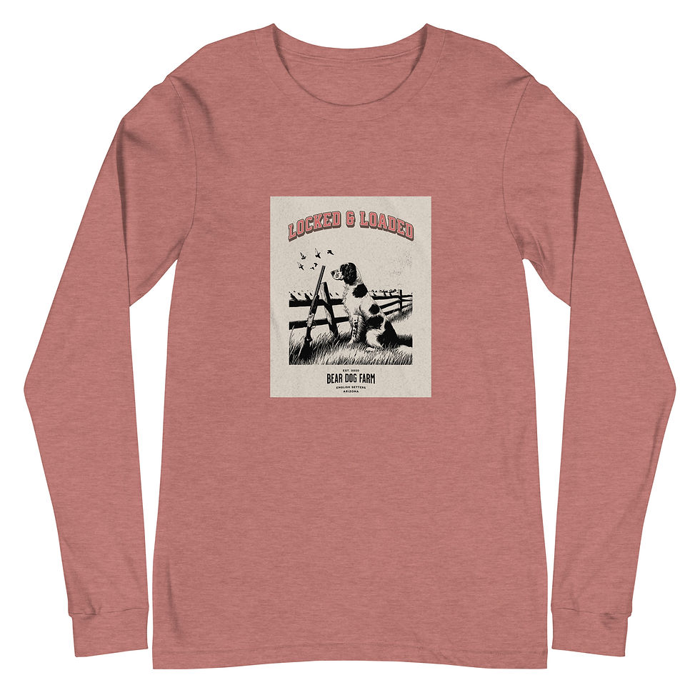 Thumbnail: LOCKED_AND_LOADED_ES -Unisex Long Sleeve Tee