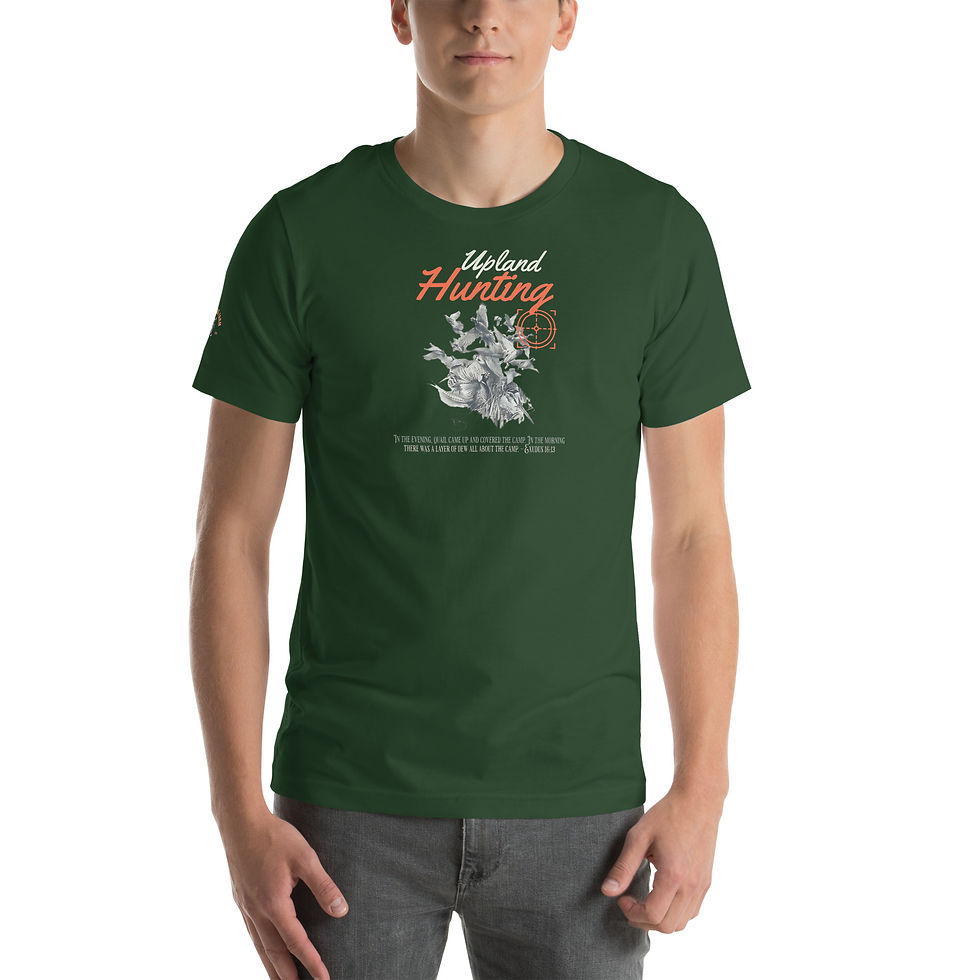 Thumbnail: BIBLE_QUOTE_UPLAND_HUNT_Unisex t-shirt