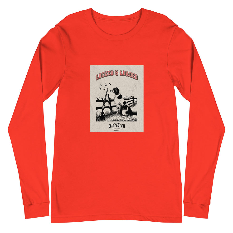Thumbnail: LOCKED_AND_LOADED_ES -Unisex Long Sleeve Tee