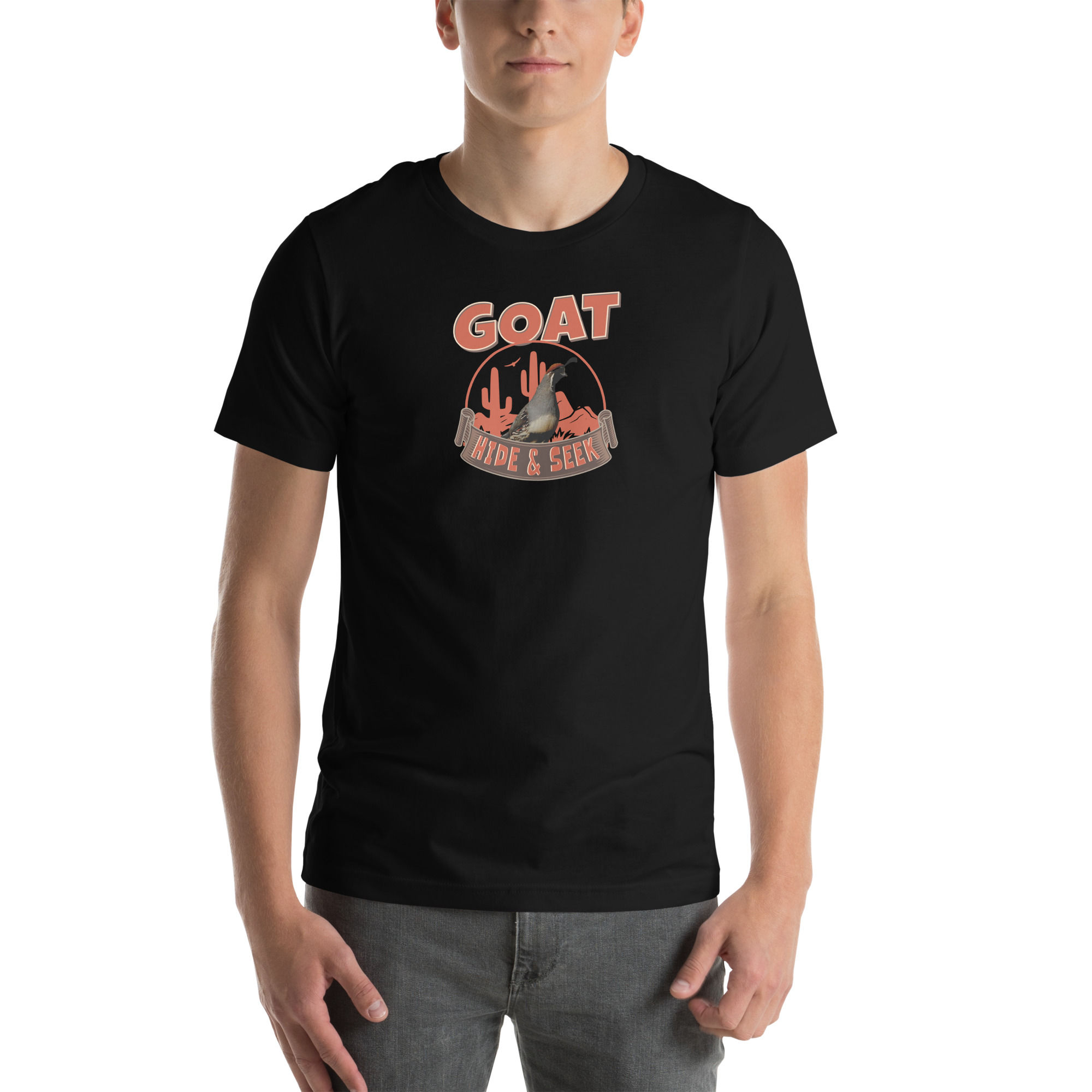 GOAT_HIDE_SEEK - Unisex t-shirt