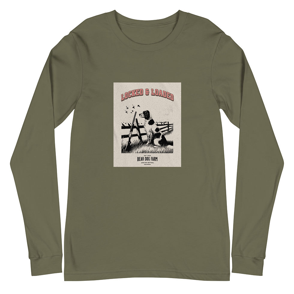 Thumbnail: LOCKED_AND_LOADED_ES -Unisex Long Sleeve Tee