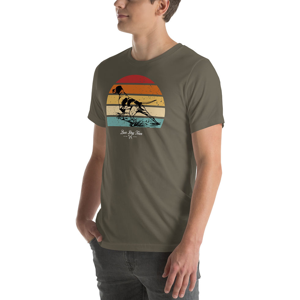 Thumbnail: POINTER_POINTING - Unisex t-shirt copy