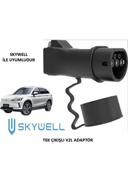 Skywell Elektrikli Araçlardan Güç Alın: V2L Adaptör