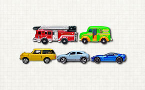 火柴盒｜「可动部件」：西格雷夫消防车/ 揽胜/ 马自达MX-30