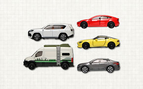 火柴盒｜「可动部件」：雷克萨斯LX600/奔驰斯宾特/特斯拉Model3/尼桑Z/雪铁龙C4X