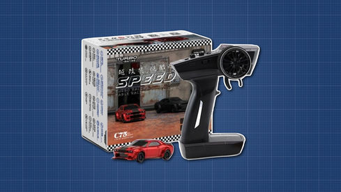 Turbo Racing C75 1/76 "Dodge Challenger Hellcat" Mini RC Practice