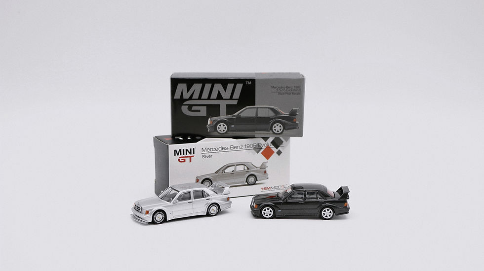 MINI GT ｜奔驰190E 2.5-16 Evolution Ⅱ（银/黑）
