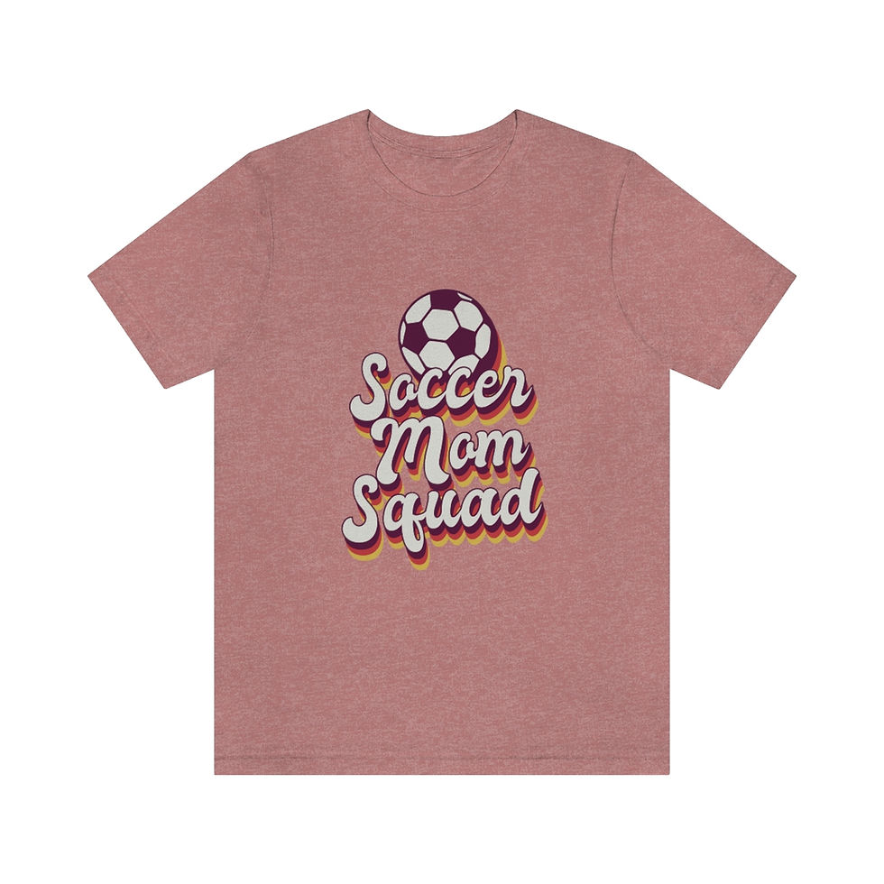 Thumbnail: Soccer Mom Squad T-shirt / Soccer mom gift / Cool Soccer Tee - unisex