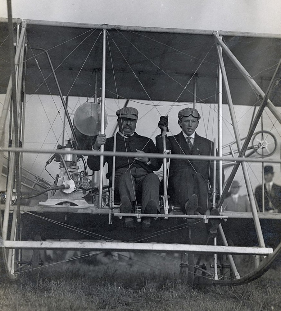 This Day in History Teddy Roosevelt, first President to fly