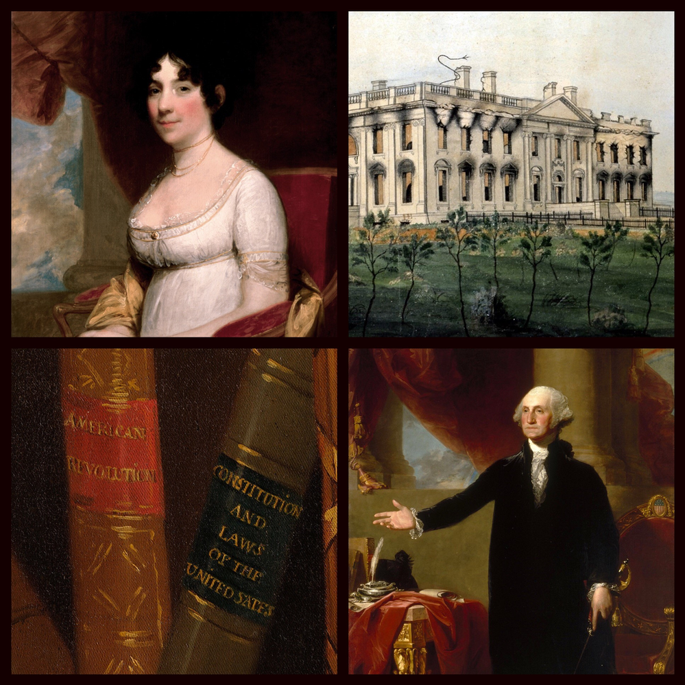 This Day In History Dolley Madison Saves Washington s Portrait This Day In History Dolley Madison Saves Washington s Portrait