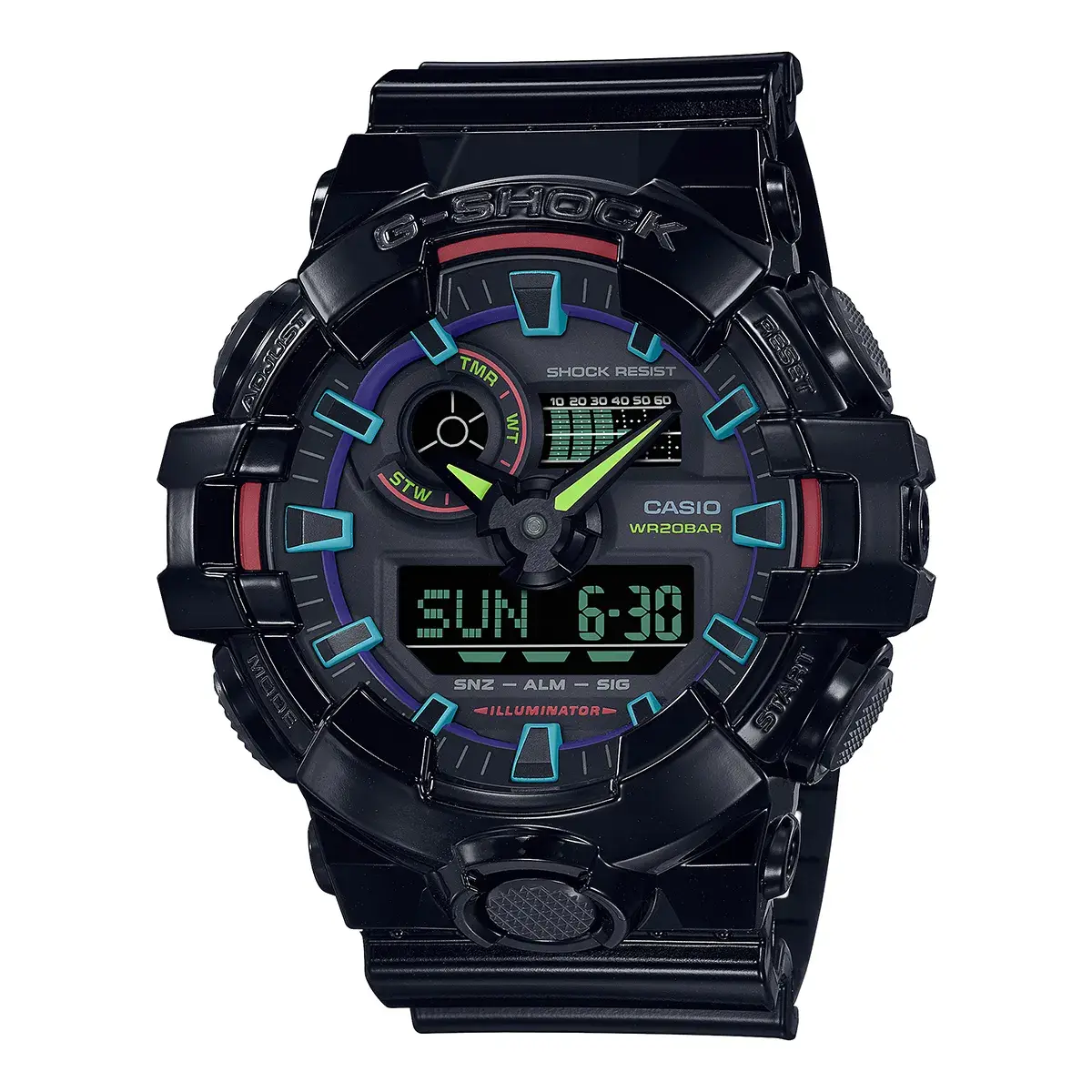 Reloj Para Hombre Casio GA-700RGB-1A