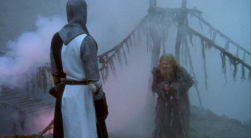 The Bridge of Death from Monty Python