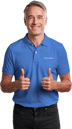 Franchisee giving thumbs up to the double money back guarantee