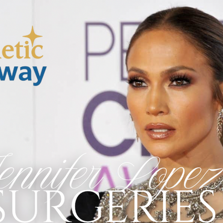 Jennifer Lopez at People’s Choice Awards highlighting her rumored cosmetic surgery transformation.