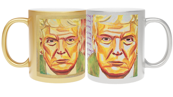 I transferred your painting on some mugs, one for me and one for you. Don’t worry I’ll tak
