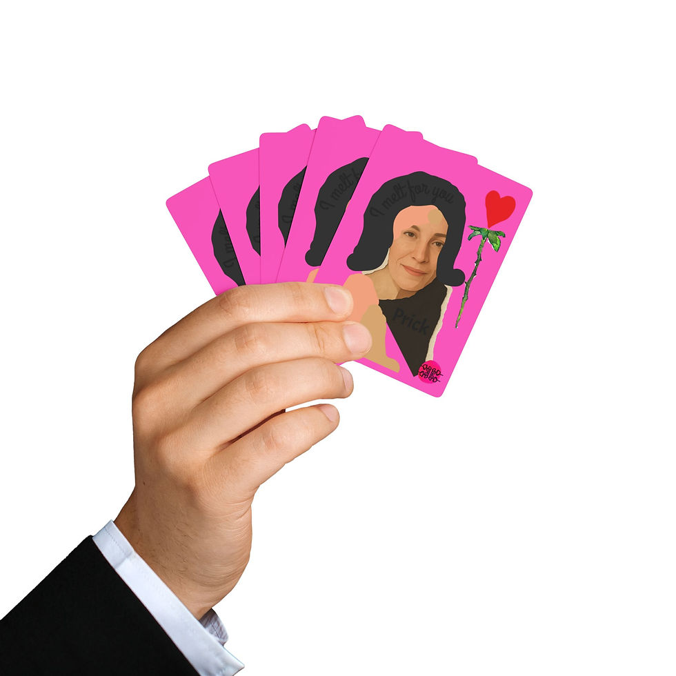 Thumbnail: Double-pecker playing cards