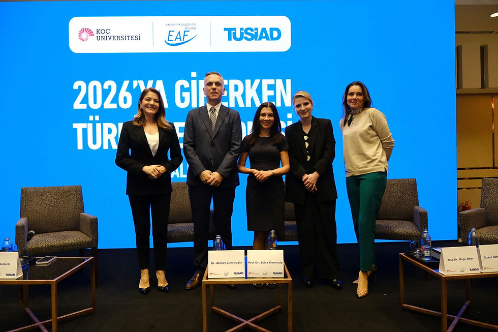 Koç Üniversitesi ve TÜSİAD ortaklığında 2026'ya Girerken Türkiye Ekonomisi ele alındı