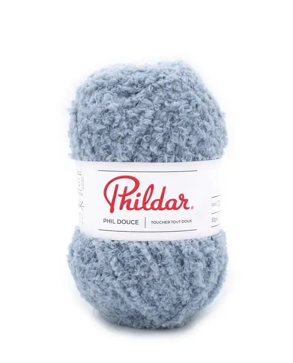 Pelote de laine Phildar Douce couleur azur