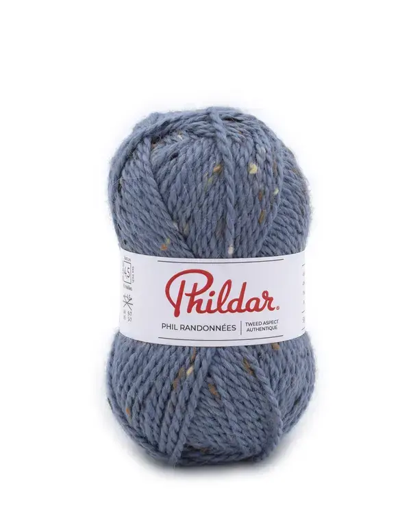 Pelote de laine Phildar Randonnées couleur denim