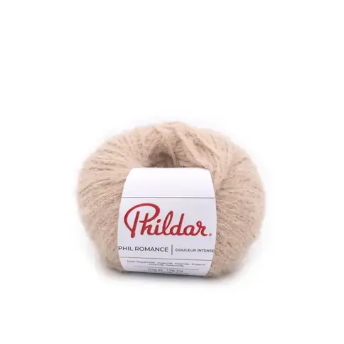 Pelote de laine Phildar Romance couleur Gazelle