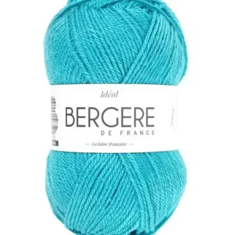 balle de laine BERGERE DE FRANCE IDEAL COULEUR CALANQUE