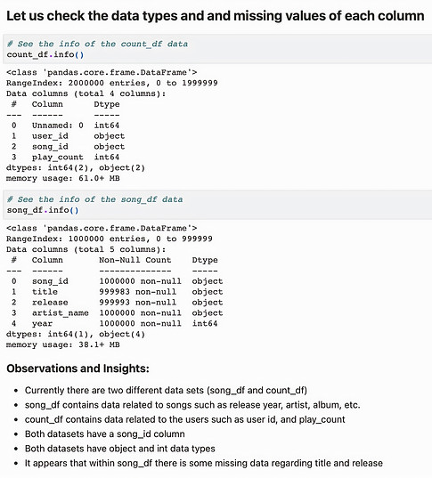 Initial Data Exploration