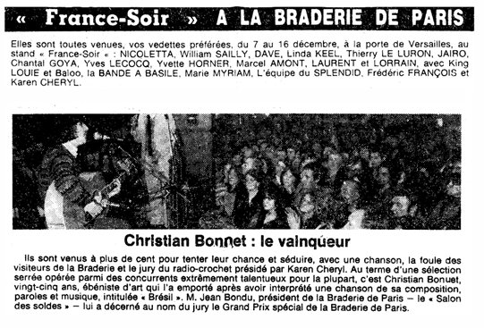 1er prix concours France soir, 