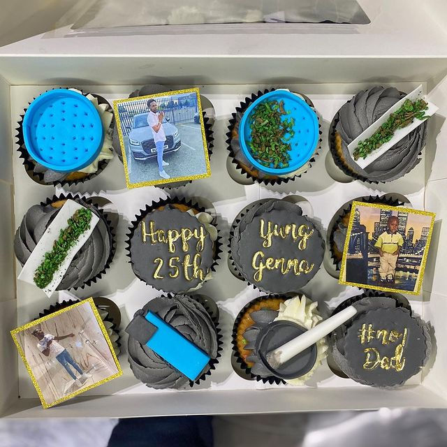 Smoker Photo Cupcake