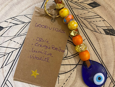 PORTE CLE GOOD VIBES