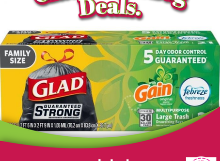 Hot: Glad Trash Bags Deals.