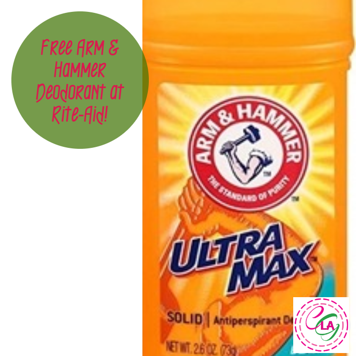 Free Arm & Hammer Deodorant at Rite-Aid