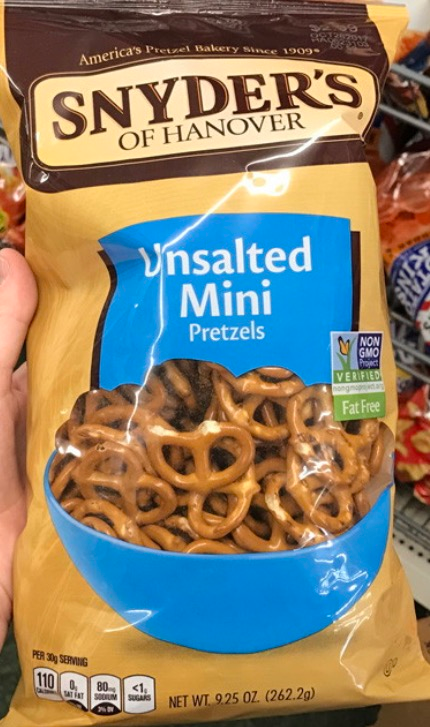 Free Snyder pretzels at Dollar Tree
