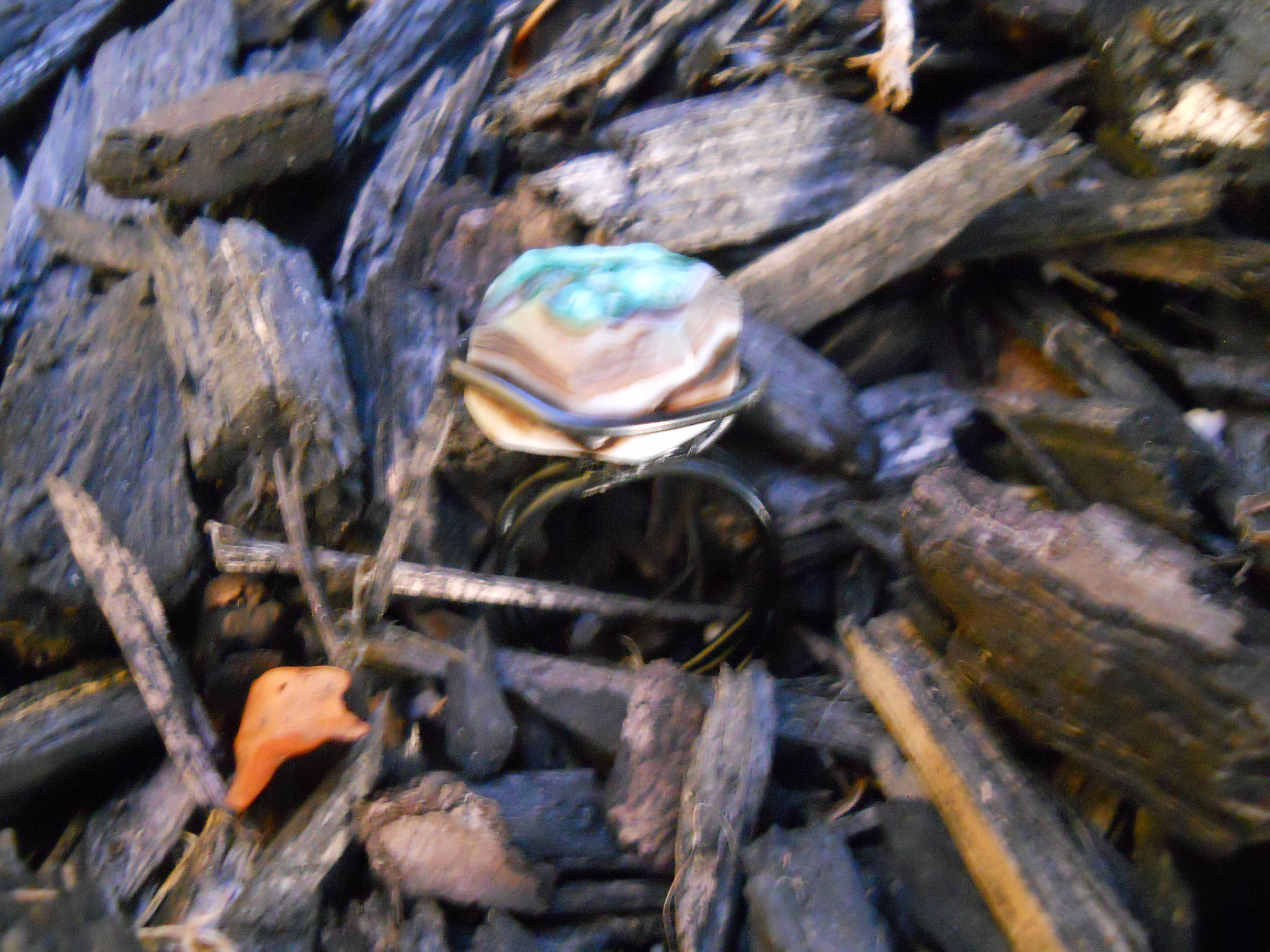 Ring 5 Green Eudialyte
