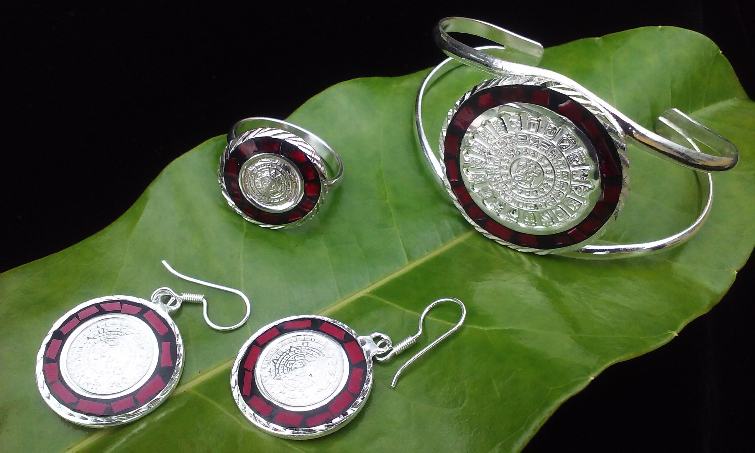 Mayan Jewelry Silver plated